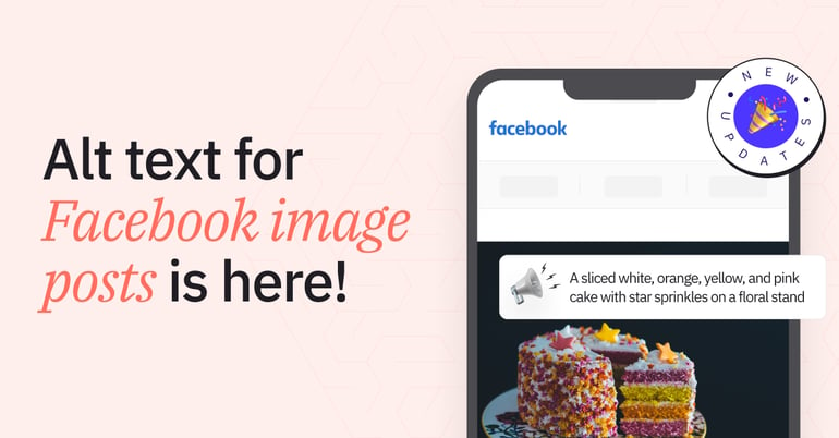 Add alt text to your Facebook image posts directly in Sendible! 🚀