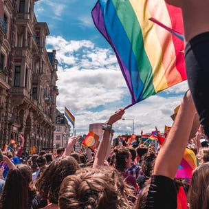 celebrate pride month in the UK - photo by margaux bellott via unsplash